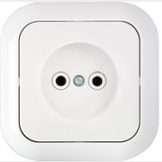 Розетка скрытая BYLECTRICA Гармония белая (РС16-228)