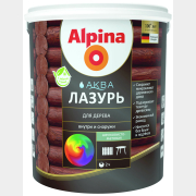 Лазурь для дерева ALPINA Аква прозрачный 10 л (948103577)