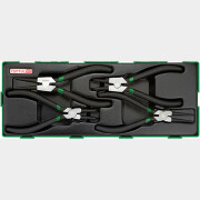 Набор съемников стопорных колец 4 предмета TOPTUL (GTA0417)