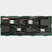 Набор съемников стопорных колец 4 предмета TOPTUL (GTA0417)