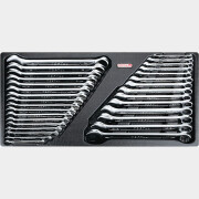 Набор ключей комбинированных 6-24 мм, 1/4"-1" 31 предмет TOPTUL (GZC-3104)