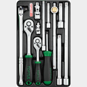 Набор инструментов 1/4", 3/8" 12 предметов TOPTUL (GZA-1202)