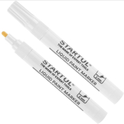 Маркер на основе жидкой краски STARTUL Profi белый (ST4360-01)