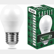 Лампа светодиодная E27 SAFFIT SBG4507 G45 7 Вт 4000К (55037)