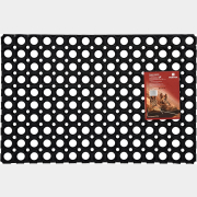 Коврик придверный ячеистый 40х60х1,2 см VORTEX черный (20096)