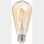 Лампа светодиодная филаментная E27 ЮПИТЕР ST64 6 Вт 3000К (JP6006-01)