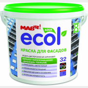 Краска ВД акриловая ECOL 32 TR для фасада 1 л