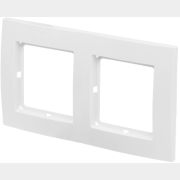 Рамка двухместная ЮПИТЕР Стандарт белая (JP7422-06)