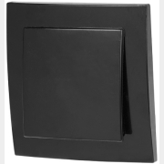 Выключатель одноклавишный скрытый ЮПИТЕР Стандарт черный (JP7423-05)