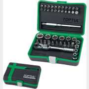Набор инструментов 1/4" 6 граней 45 предметов TOPTUL (GADW4501)