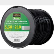 Леска для триммера d 3,3 мм x 210 м сечение квадрат STARTUL GARDEN (ST6058-331)