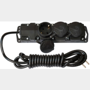 Удлинитель 3,5 м 3 розетки 3,7 кВт с заземлением BYLECTRICA (У16-382 3.5м)