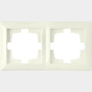 Рамка двухместная BYLECTRICA Стиль бежевая (ЮЛИГ.735212.215 беже)