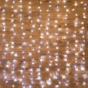 Гирлянда новогодняя светодиодная NEON-NIGHT Светодиодный дождь 1,5х1,5 м 144 диода белый (235-035)