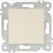 Выключатель одноклавишный скрытый MUTLUSAN Rita кремовый (2200 401 0202)