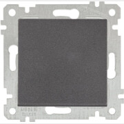 Выключатель одноклавишный скрытый MUTLUSAN Rita дымчатый (2200 401 0195)