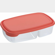 Контейнер пластиковый для обеда двойной DRINA Stilo 0,9 + 0,5 л (10551)