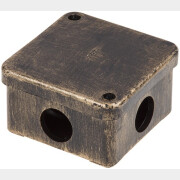 Коробка распределительная ОП 75х75х40 мм ЮПИТЕР бронза (JP7113-24)