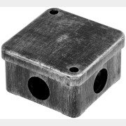 Коробка распределительная ОП 75х75х40 мм ЮПИТЕР серебро (JP7113-23)