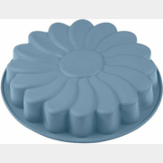 Форма для выпечки силиконовая ромашка 23,5х5 см PERFECTO LINEA Bluestone голубая (20-001128)