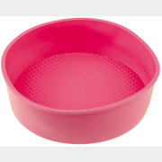 Форма для выпечки силиконовая круглая 20х6 см PERFECTO LINEA Fruit Dove розовая (20-013329)
