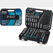 Набор инструментов 1/4", 3/8", 1/2" 6 граней 219 предметов PRO STARTUL Le Mans (PRO-219L)