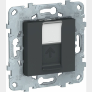Розетка компьютерная SCHNEIDER ELECTRIC Unica New антрацит (NU541154)