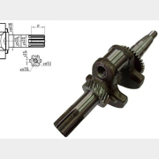 Коленвал для двигателя/культиватора/мотоблока ASILAK 168F шлиц 2 мм (SL-168F-SH25-D7)