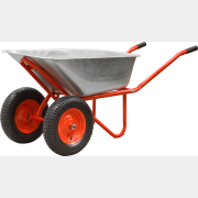 Тачка строительная двухколесная ECO WB351-2