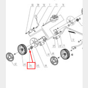 Кольцо стопорное шестерни привода ECO LG-434 (94049)