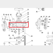 Крышка корпуса для фрезера WORTEX MM5519E (60122-26)