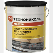 Мастика гидроизоляционная битумно-резиновая ТЕХНОНИКОЛЬ AquaMast кровельная 18 кг (393554)