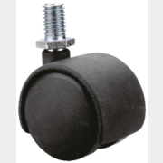 Колесо мебельное STARFIX d50 мм с резьбой черный (SMF-10523)