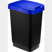 Ведро для мусора 25 л IDEA Твин синий (М2469)