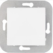 Выключатель одноклавишный проходной скрытый BYLECTRICA Уют белый (С610-553)