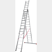 Лестница алюминиевая трехсекционная 926 см НОВАЯ ВЫСОТА NV323 (3230314)