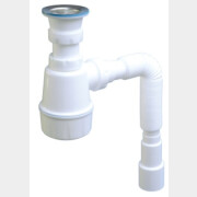 Сифон для кухни выпуск D70 гибкая труба 1 1/2"- 40/50 мм AV ENGINEERING (AVE129760)