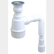 Сифон для кухни выпуск D70 гибкая труба 1 1/2"- 40/50 мм AV ENGINEERING (AVE129760)