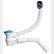 Сифон для ванны выпуск D70 перелив гибкая труба 40х40/50 AV ENGINEERING (AVE129730)