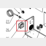 Вентилятор охлаждения 24V 80*38 0,28A для сварочного аппарата SOLARIS MIG-205, 206, TOPMIG, MULTIMIG-225/226 (20070890095)