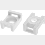 Площадка для хомута-стяжки 16х23 мм усиленная белая STARFIX 500 штук (SM-51310-500)