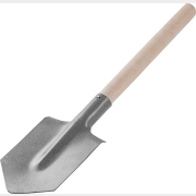 Лопата туристическая РУБИН-7 деревянный черенок