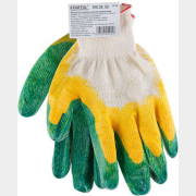 Перчатки хлопчатобумажные с латексным покрытием STARTUL размер 9 (ST7196)