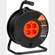 Удлинитель на катушке 30 м 4 розетки 3,5 кВт с заземлением ЮПИТЕР (JP8404-01)