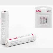 Батарейка AAA LEIDEN ELECTRIC 1,5 V алкалиновая 4 штуки (808002)