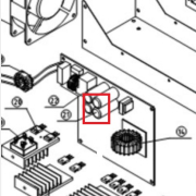Конденсатор 220mF*400V*105С 22*45mm для сварочного аппарата SOLARIS MMA-200D (101004136)