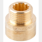 Удлинитель латунный внутренняя-наружная 1/2"X15 мм AV ENGINEERING (AVE301002)