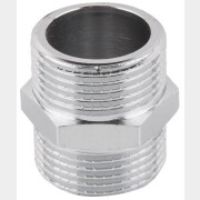 Ниппель латунный наружная-наружная 3/4" AV ENGINEERING хром (AVE303005)