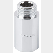 Удлинитель латунный внутренняя-наружная 1/2"X40 мм AV ENGINEERING хром (AVE301011)