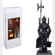 Набор для камина VORTEX Рыцарь 3 предмета на подставке 72,5х15х24,5 см (62011)